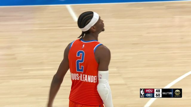 【2024年02月28日 火箭vs雷霆集锦】！申京后场出手造成亚历山大三分犯规