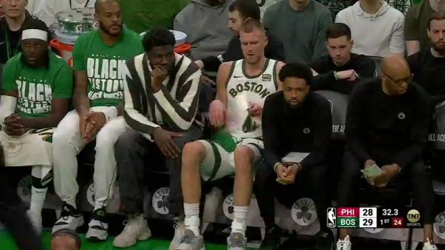 【2024年02月28日】NBA常规赛：76人vs凯尔特人第1节英文原声录像回放