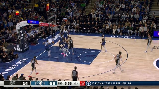 【2024年02月28日 马刺vs森林狼集锦】以其人之道还治其人之身 瓦塞尔干拔中投简直无解爱德华兹三分飙中凶狠回应