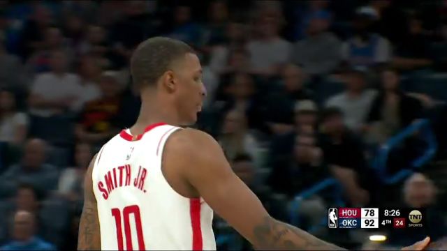 【2024年02月28日】火箭vs雷霆第4节英文原声录像回放