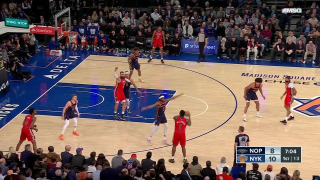 【2024年02月28日 鹈鹕vs尼克斯集锦】飞天胖虎名不虚传 锡安追身大帽拒绝哈特