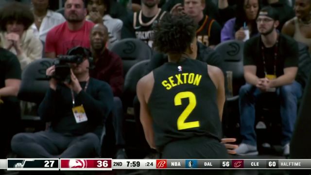 【2024年02月28日 爵士vs老鹰集锦】塞克斯顿vs老鹰集锦 全场22分6抢断