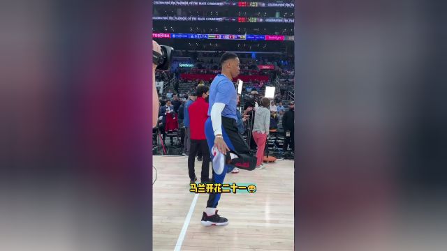 【2024年02月29日 湖人vs快船集锦】马兰开花二十一 威少赛前尬舞看着像在跳皮筋