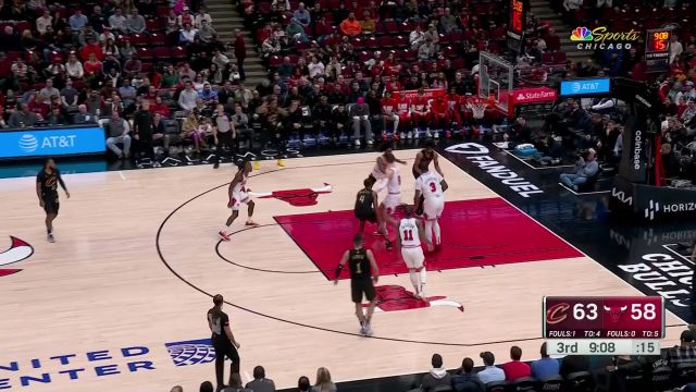 【2024年02月29日 骑士vs公牛集锦】我的主场我做主！ 德拉蒙德从背后大帽贾勒特-艾伦