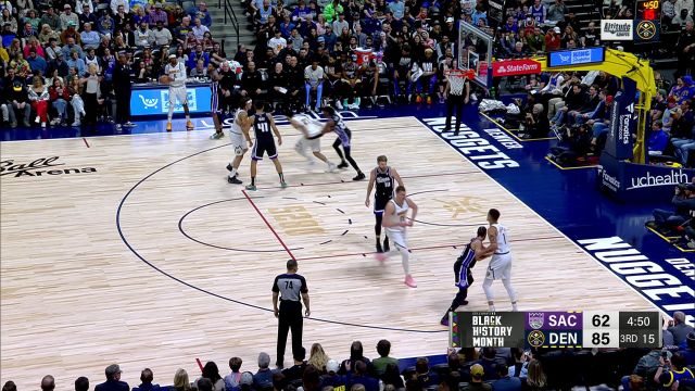 【2024年02月29日 国王vs掘金集锦】这配合丝滑到令人发指 掘金三点一线戈登空接暴扣