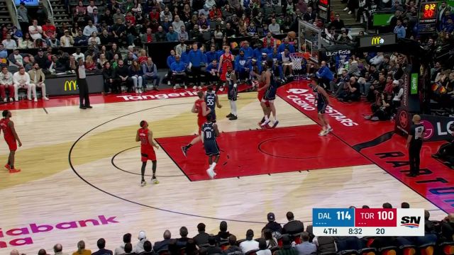 【2024年02月29日 独行侠vs猛龙集锦】独行侠136-125猛龙 东契奇生日夜轰三双独行侠力擒猛龙止连败