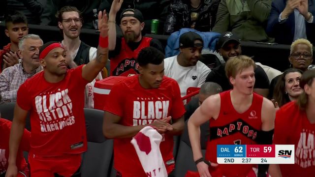 【2024年02月29日 独行侠vs猛龙集锦】手感来了谁都不好使！奎克利无视防守三分飙进 随后接球速射打停对手