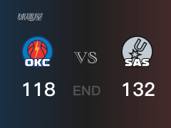 雷霆vs马刺战况：瓦塞尔28分亚历山大31分 马刺力克雷霆