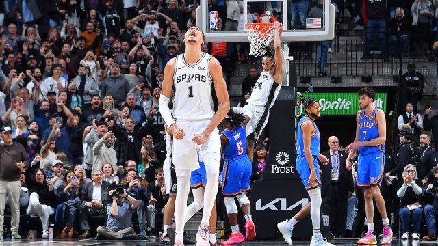 【2024年03月01日 雷霆vs马刺集锦】雷霆118-132马刺 文班28+13+7亚历山大31+6 马刺爆冷终结雷霆6连胜