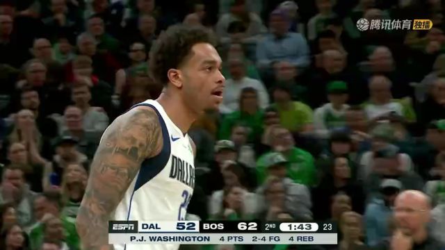 【2024年03月02日】NBA常规赛：独行侠vs凯尔特人第2节中文解说录像回放