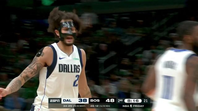 【2024年03月02日 独行侠vs凯尔特人集锦】化身成为这一分半时间的神！莱夫利攻防一体抢断盖帽扣篮统统拿捏