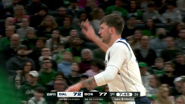 【2024年03月02日 独行侠vs凯尔特人集锦】东欧组合默契配合！东契奇施展魔法送出不看人传球 助攻欧文飞身上篮