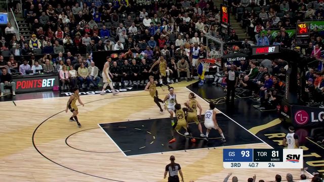 【2024年03月02日 勇士vs猛龙集锦】年轻无极限！迪克高高跃起完成空接背扣