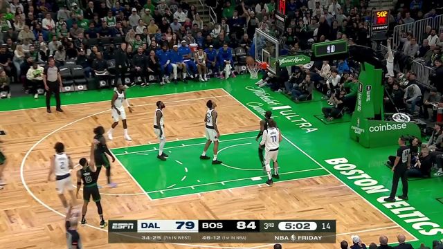 【2024年03月02日 独行侠vs凯尔特人集锦】双探花开始发力！关键时刻布朗携手塔图姆连中两记三分扩大分差