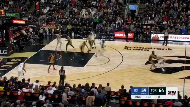 【2024年03月02日】猛龙vs勇士第2节英文原声录像回放