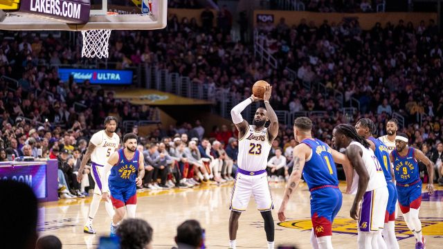 【2024年03月03日 掘金vs湖人集锦】掘金124-114湖人 老詹成就411伟业 约基奇35+10+7战胜湖人