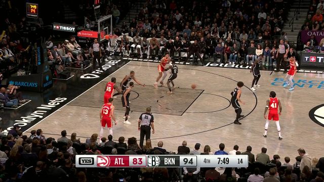 【2024年03月03日 老鹰vs篮网集锦】篮筐扣得震天响 克拉克斯顿冲击内线连番暴扣