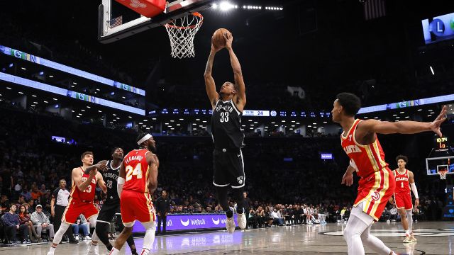 【2024年03月03日 老鹰vs篮网集锦】老鹰102-114篮网 布里奇斯狂轰38+5率队击退老鹰