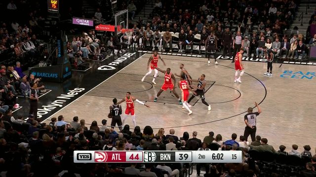 【2024年03月03日 老鹰vs篮网集锦】篮下有我！布里奇斯欲要起飞遭卡佩拉大帽拒绝