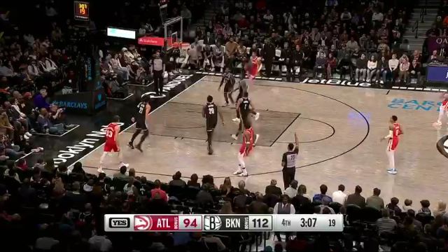 【2024年03月03日】NBA常规赛：老鹰vs篮网第4节中文解说录像回放