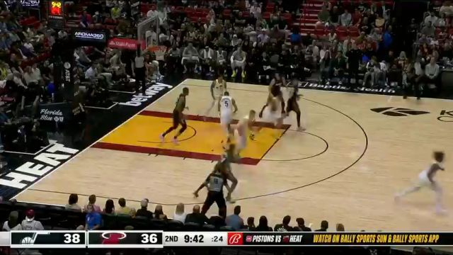 【2024年03月03日】NBA常规赛：爵士vs热火第2节英文解说录像回放