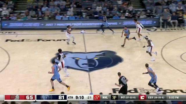 【2024年03月03日 开拓者vs灰熊集锦】一打二也丝毫不虚 安芬尼西蒙斯强行突入篮下上篮得手