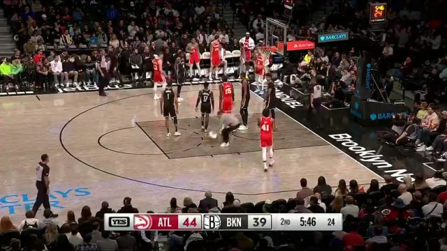 【2024年03月03日】NBA常规赛：老鹰vs篮网第2节中文解说录像回放