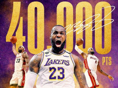 詹姆斯40000分过程生涯回顾一览