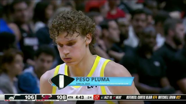 【2024年03月03日】NBA常规赛：爵士vs热火第4节英文解说录像回放