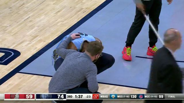 【2024年03月03日】NBA常规赛：开拓者vs灰熊第3节中文解说录像回放