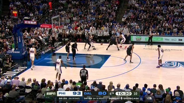 【2024年03月04日 76人vs独行侠集锦】一招鲜吃遍天 哈里斯干拔中投命中并造成犯规