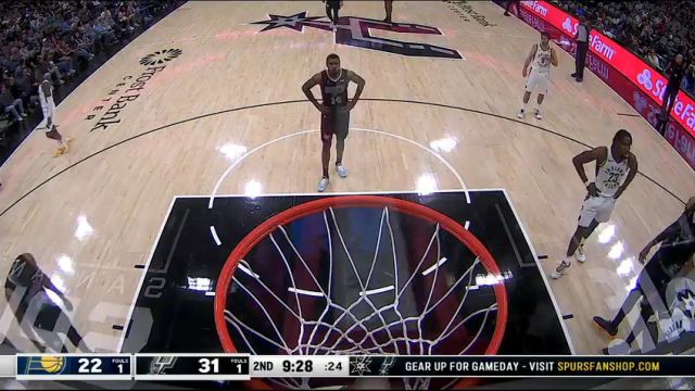 【2024年03月04日】NBA常规赛：步行者vs马刺第2节中文解说录像回放