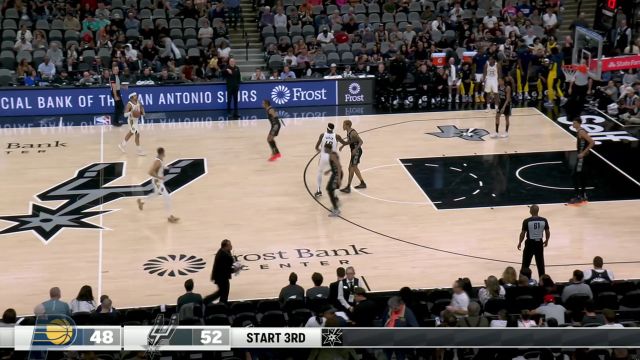 【2024年03月04日 步行者vs马刺集锦】要比弹跳在座的各位都是弟弟  文班化身内线巨灵神抓帽内姆布哈德