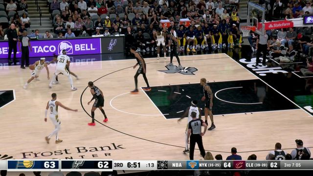 【2024年03月04日 步行者vs马刺集锦】记住我这个状元带给你的震撼 文班亚马先送封盖再摘下篮板送出妙传连线