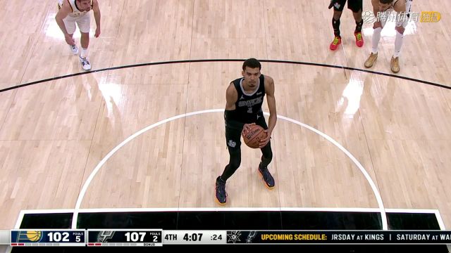 【2024年03月04日】NBA常规赛：步行者vs马刺中文解说全场录像回放