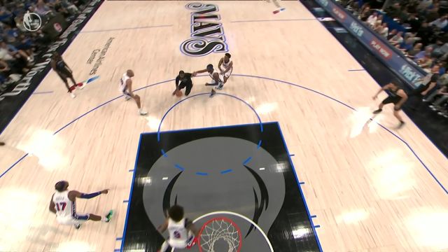 【2024年03月04日 76人vs独行侠集锦】防不住根本防不住 欧文轻松杀入篮下拉杆上篮2+1