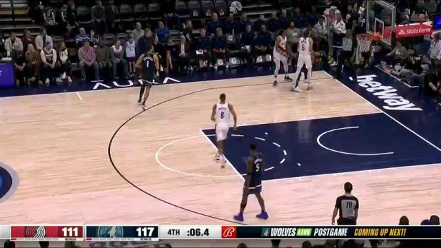 【2024年03月05日】开拓者vs森林狼第4节中文解说录像回放