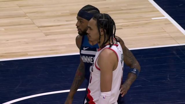 【2024年03月05日】开拓者vs森林狼第2节英文原声录像回放