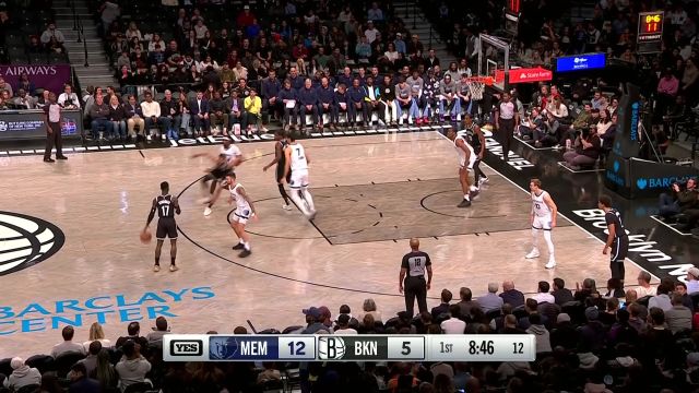 【2024年03月05日 灰熊vs篮网集锦】篮下扛把子 克拉克斯顿狂秀花式暴扣精彩无比