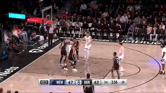 【2024年03月05日】灰熊vs篮网第2节中文解说录像回放