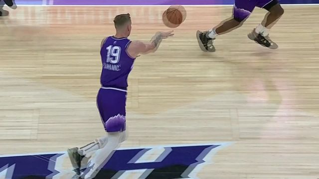 【2024年03月05日 奇才vs爵士集锦】攻击箭头人物 塞克斯顿反击游龙戏耍防守完成2+1