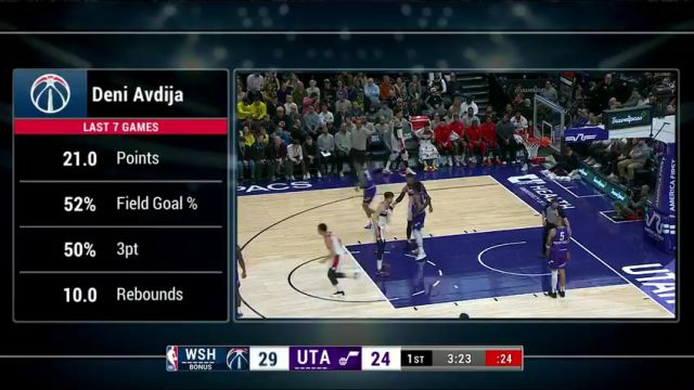 【2024年03月05日】奇才vs爵士第1节英文原声录像回放