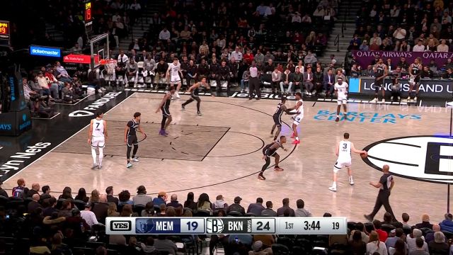 【2024年03月05日】灰熊vs篮网英文原声全场录像回放