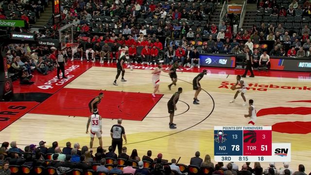 【2024年03月06日 鹈鹕vs猛龙集锦】灵性妙传撕裂防线 巴雷特篮下吃饼与奥利尼克完成精妙连线