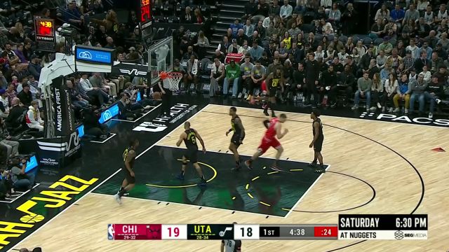 【2024年03月07日 公牛vs爵士集锦】射手的绝对自信心！多森姆接怀特突破分球底角三分手起刀落稳稳命中