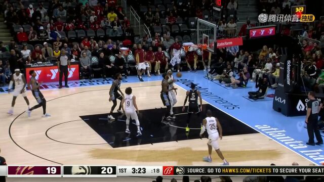 【2024年03月07日 骑士vs老鹰集锦】遮天蔽日！阿伦血帽对手 迪恩-韦德追身三分