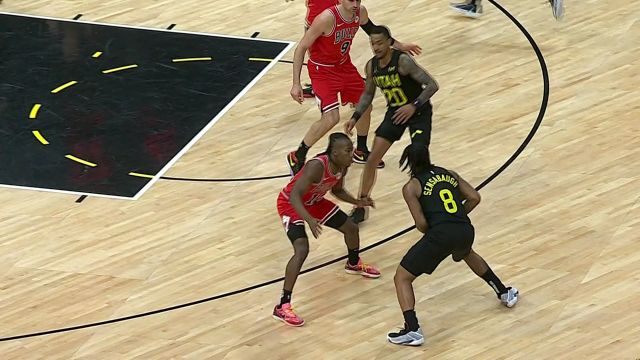 【2024年03月07日】公牛vs爵士第3节英文原声录像回放