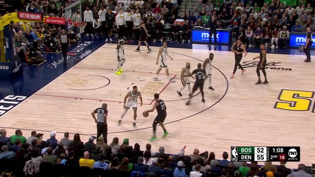 【2024年03月08日 凯尔特人vs掘金集锦】精妙空中作业！穆雷妙传戈登心领神会空接暴扣