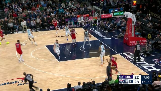 【2024年03月09日 黄蜂vs奇才集锦】雄赳赳气昂昂！布里奇斯人缝漂移单手劈扣一气呵成