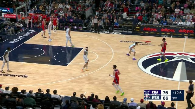 【2024年03月09日 黄蜂vs奇才集锦】时间越紧手越稳！普尔假突真传助攻阿弗迪亚压哨上篮打成2+1